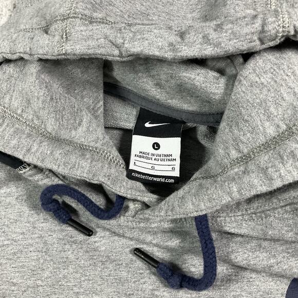 Fighting Illini Hoodie Mens L Nike Sweatshirt Illinois Swoosh NCAA Team Issued - Picture 3 of 16